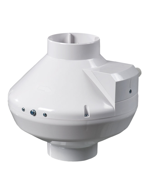 Zdjęcie: Wentylator kanałowy odśrodkowy w obudowie z plastiku, 100 mm, 250 m3/h, 230 V VENTIKA