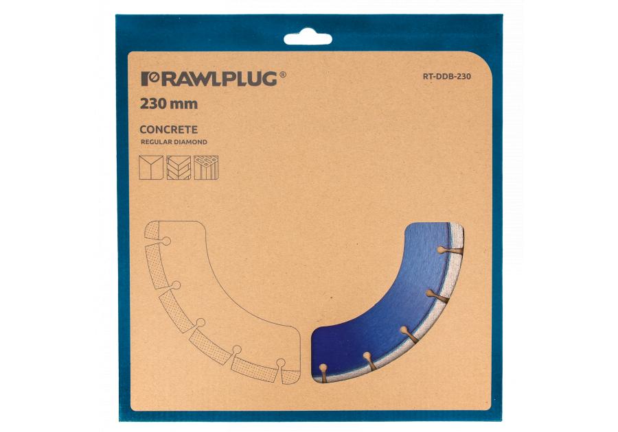 Zdjęcie: Ściernica diamentowa do cięcia betonu 230x22,23 mm RAWLPLUG