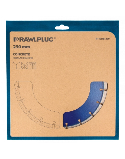 Zdjęcie: Ściernica diamentowa do cięcia betonu 230x22,23 mm RAWLPLUG