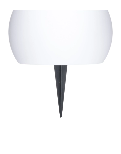 Zdjęcie: Lampka solarowa kula 20 cm RGB + pilot biała naziemna VOLTENO