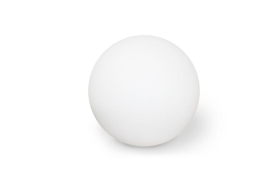 Zdjęcie: Lampka solarowa kula 20 cm RGB + pilot biała naziemna VOLTENO