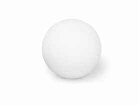 Lampka solarowa kula 20 cm RGB + pilot biała naziemna VOLTENO