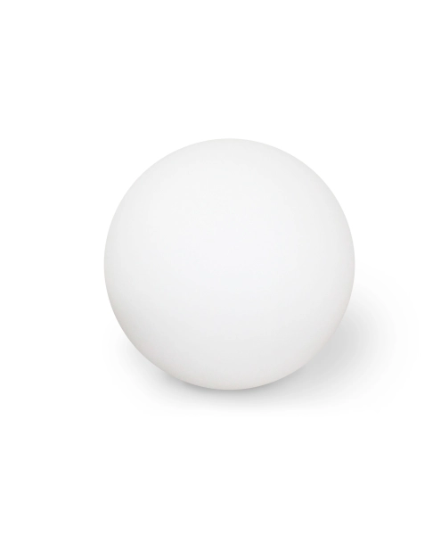 Zdjęcie: Lampka solarowa kula 20 cm RGB + pilot biała naziemna VOLTENO