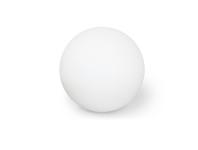 Zdjęcie: Lampka solarowa kula 20 cm RGB + pilot biała naziemna VOLTENO