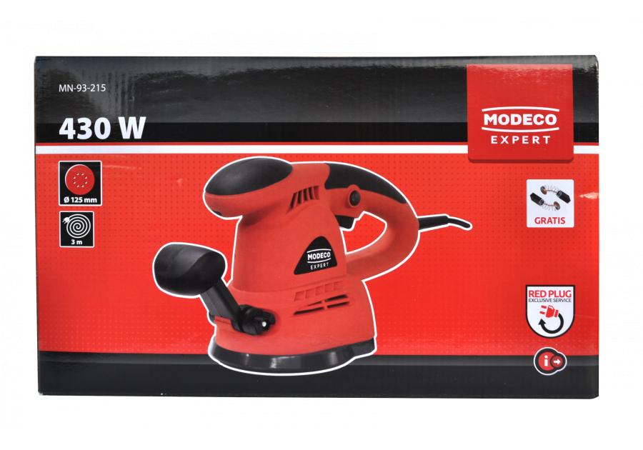 Zdjęcie: Szlifierka mimośrodowa 125 mm 430 W MODECO EXPERT