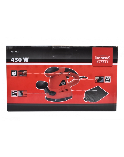 Zdjęcie: Szlifierka mimośrodowa 125 mm 430 W MODECO EXPERT