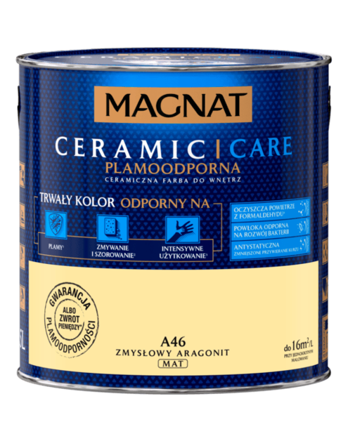 Zdjęcie: Farba do wnętrz Ceramic Care 2,5 L zmysłowy aragonit MAGNAT