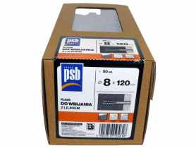 Kołek szybkiego montażu 8x120 mm z lejkiem -50 szt. SILA