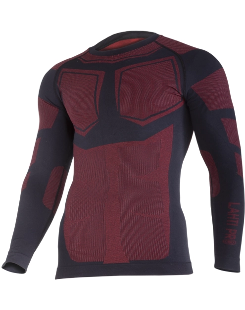 Zdjęcie: Koszulka termoaktywna czarno-czerwona, "l/xl", CE, LAHTI PRO