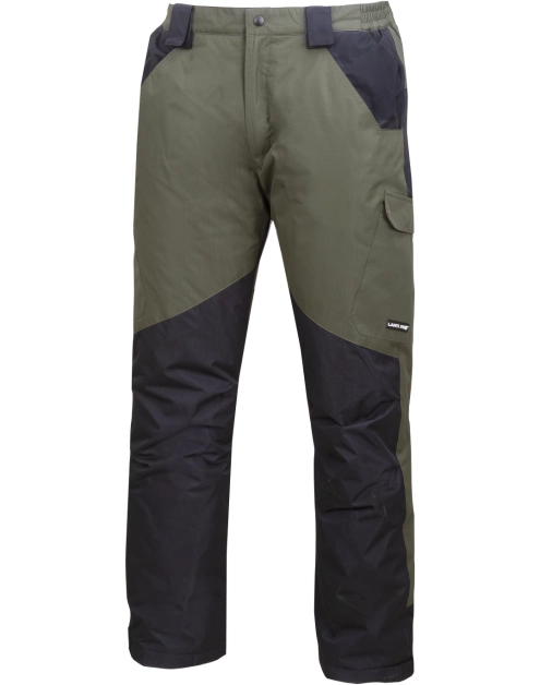 Zdjęcie: Spodnie ocieplane z szelkami zielone-czarne, "m", CE, LAHTI PRO