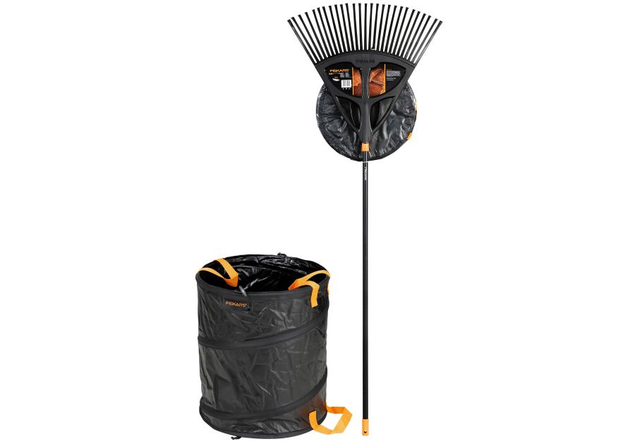 Zdjęcie: Grabie XL Solid + Kosz PopUp 56  L Solid FISKARS