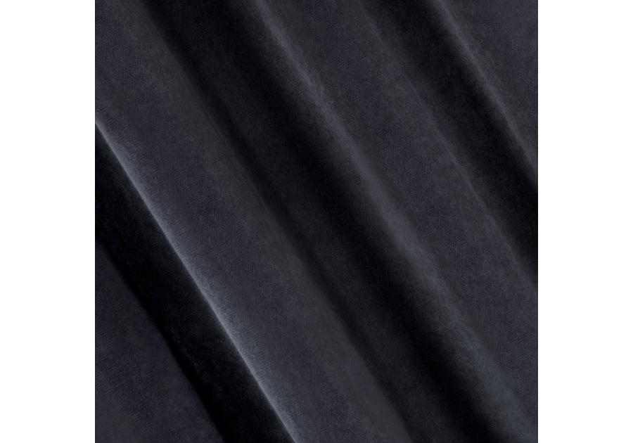 Zdjęcie: Zasłona Morena 140x250 cm grafitowa na przelotkach EUROFIRANY