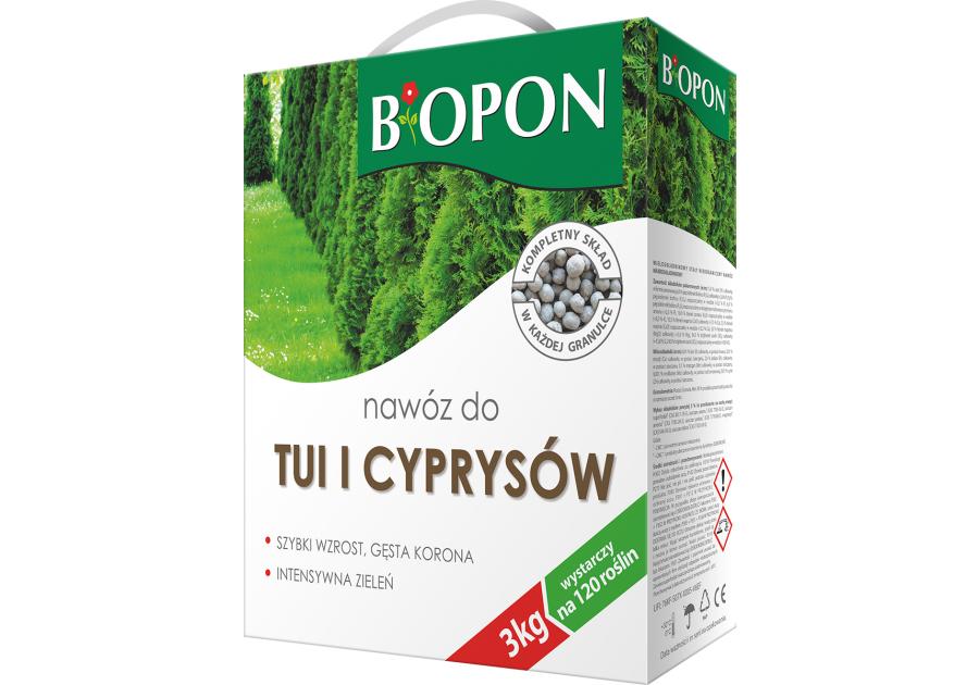 Zdjęcie: Nawóz do tui i cyprysów 3 kg BOPON