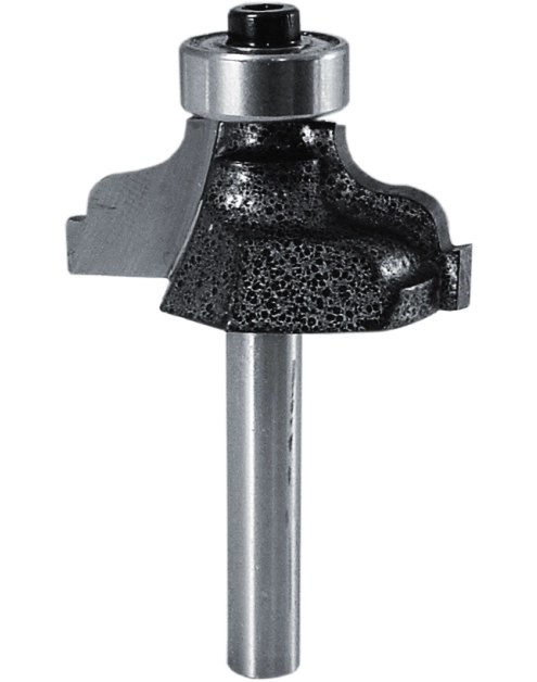 Zdjęcie: Frez podwójnie zaokrąglony z łożyskiem 12 D 38,6 H 15,9 R 5,6 B 12,7 mm DEDRA