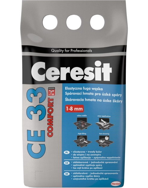 Zdjęcie: Fuga spoina karmel CE 33, 5 kg CERESIT