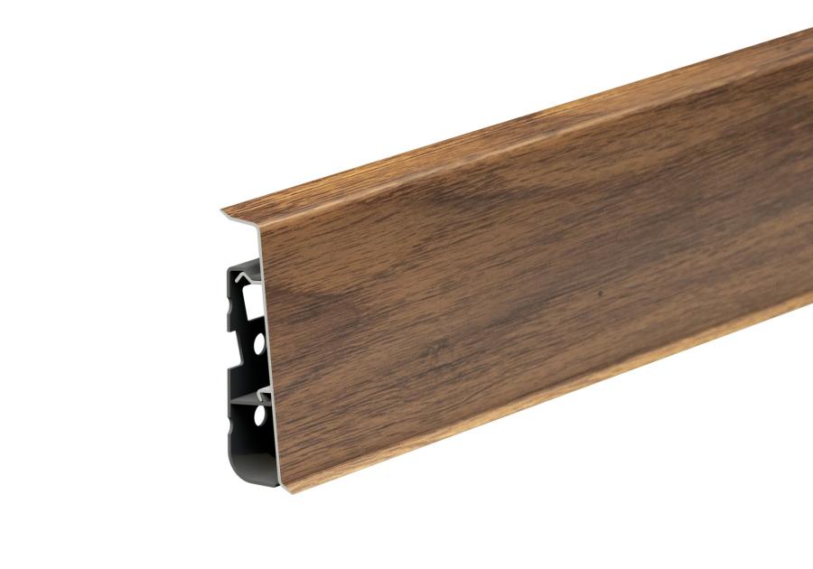 Zdjęcie: Listwa przypodłogowa PVC Hi Line Prestige 2,2x7,5 cm 2,50 m Dąb Riverine Mat CEZAR