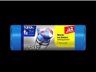 Zdjęcie: Worki HD Easy-pack niebieskie 120 L - 15 szt. JAN NIEZBĘDNY