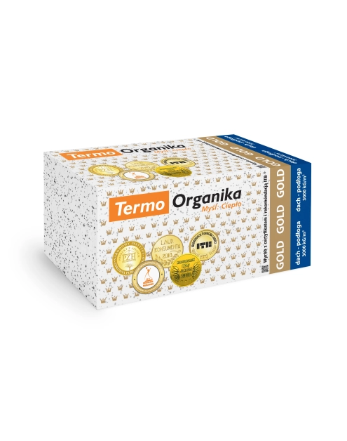 Zdjęcie: Styropian Gold dach-podłoga 8 cm Frez 1000x500x80 mm TERMO ORGANIKA