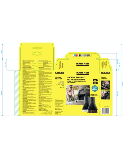 Zdjęcie: Zestaw ssawek szczotkowych KARCHER