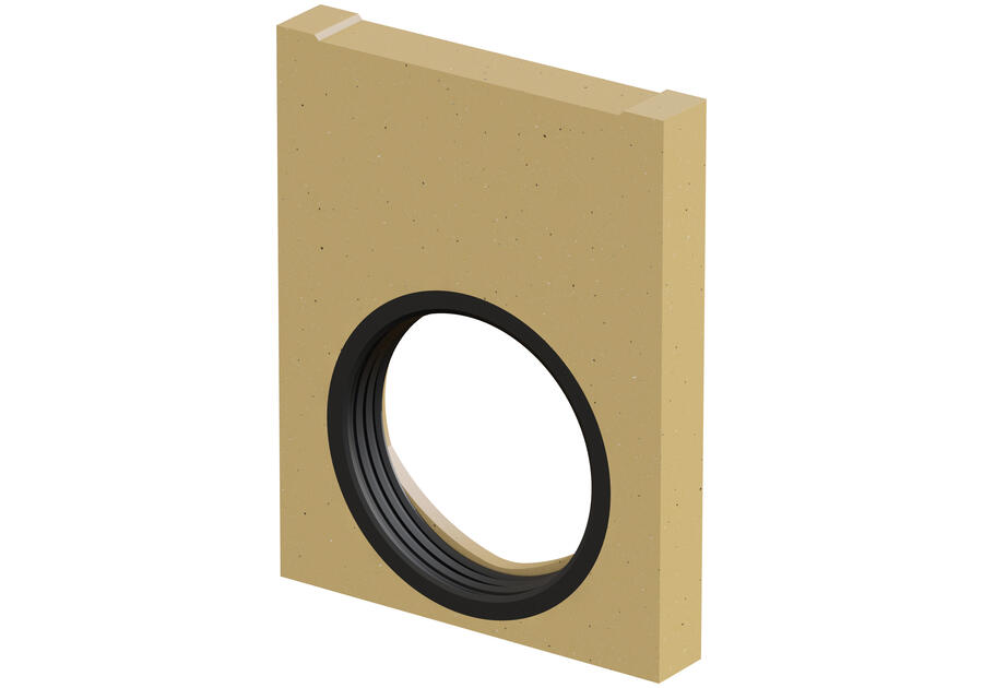 Zdjęcie: Ścianka czołowa z uszczelką z polimerobetonu kolor naturalny do Monoblock PD150V ACO