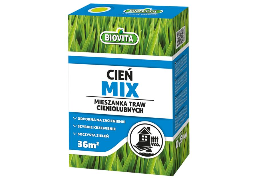 Zdjęcie: Mieszanka nasion traw cieńmix 0,9 kg BIOVITA