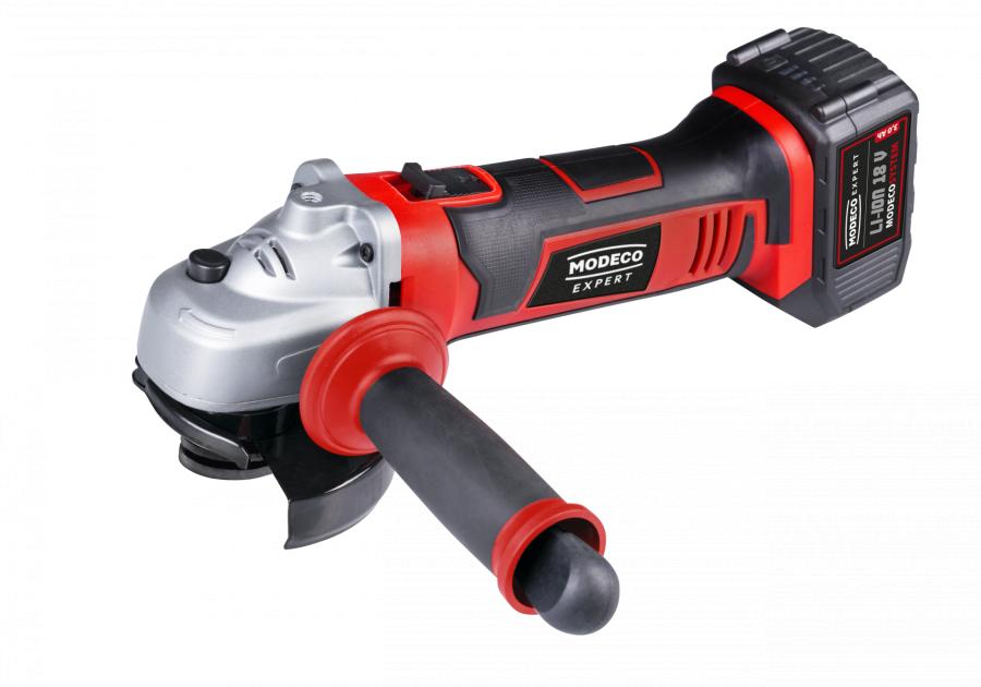 Zdjęcie: Szlifierka kątowa 18 V, 115 mm bez akumulatorów i ładowarki MODECO EXPERT