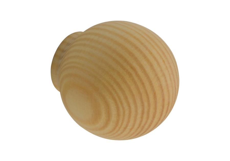 Zdjęcie: Gałka meblowa GD44 z mufą fi 35 drewno sosna GAMET