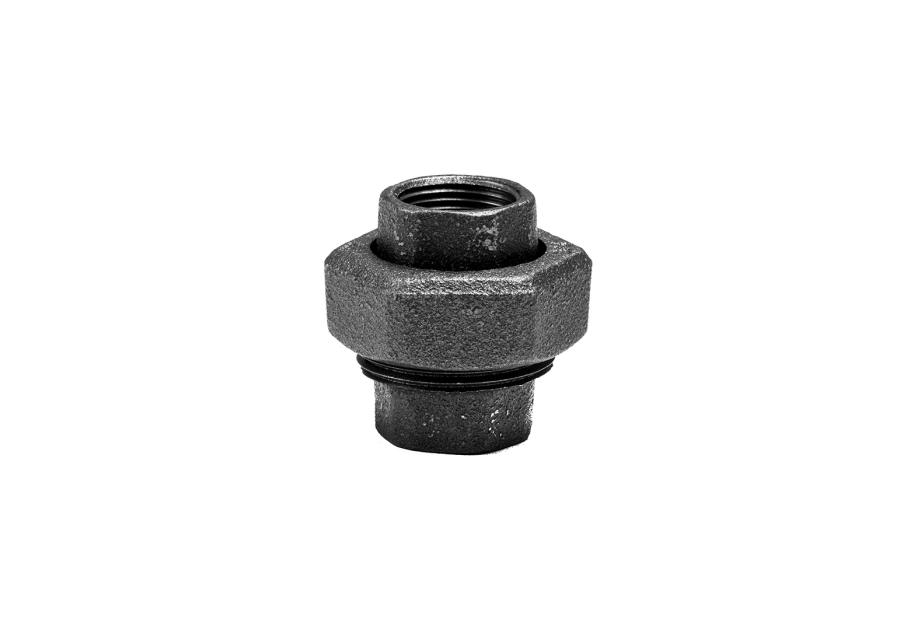 Zdjęcie: Śrubunek uszczelnienie płaskie czarny 11/4" w/w z uszczelką, w woreczku DURO