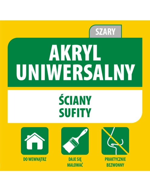 Zdjęcie: Akryl uniwersalny 280 ml szary SOUDAL