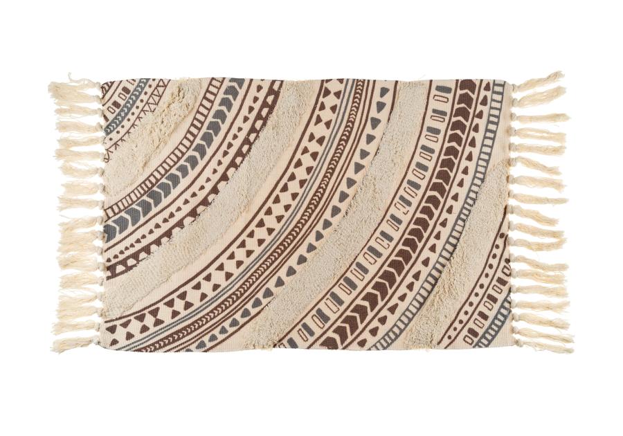 Zdjęcie: Dywanik łazienkowy Boho 60x90 cm szlaczki ALSEA