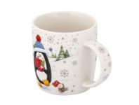 Zdjęcie: Kubek baryłka szeroka 400 ml dekoracja pingwinek ALTOM DESIGN