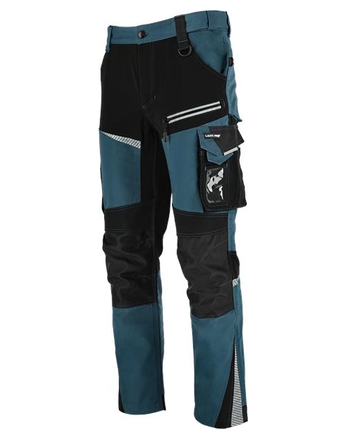 Zdjęcie: Spodnie turkusowo-czarne ze wstawkami ze stretchu, S, CE, LAHTI PRO