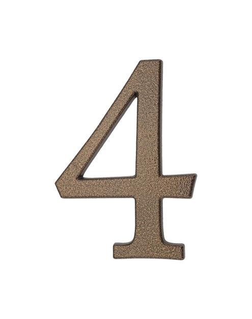 Zdjęcie: Cyfra aluminiowa 4 złoty brąz 190 mm METRO
