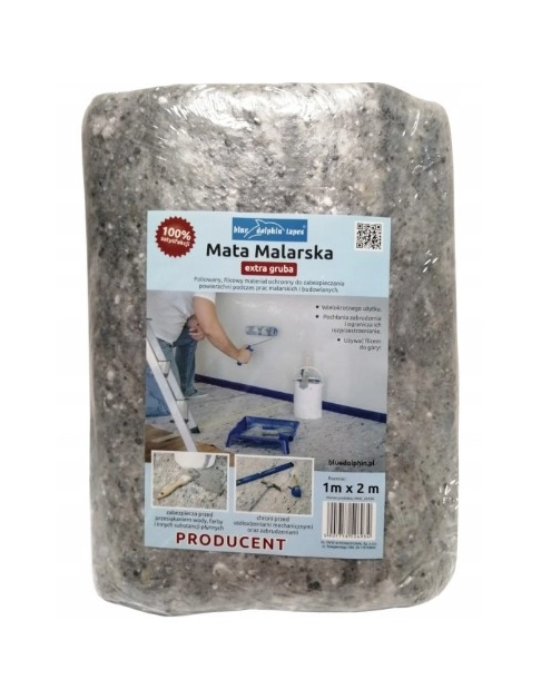 Zdjęcie: Mata malarska extra gruba 1x2 m BLUE DOLPHIN