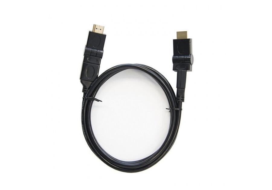 Zdjęcie: Kabel HDMI- HDMI v.1.4 1,5m z regulacją LB0068-1,5 LIBOX