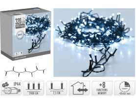 Łańcuch świetlny 24 m 320 led biały KOOPMAN