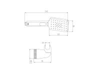 Zdjęcie: Zestaw natryskowy 1-punktowy Nyks INVENA