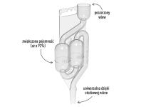 Zdjęcie: Rurka fermentacyjna plastikowa MAXI - v2 405600 BROWIN