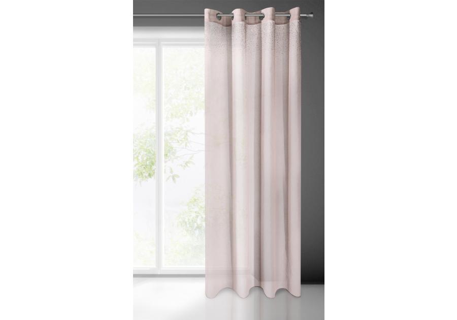 Zdjęcie: Firana gotowa Madlen 140x250 cm różowy EUROFIRANY