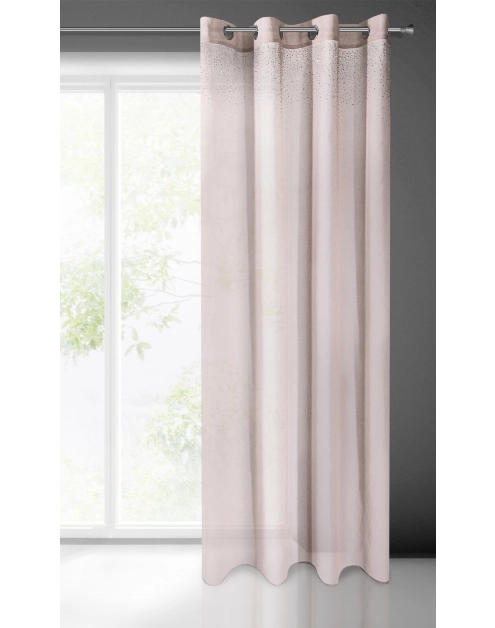 Zdjęcie: Firana gotowa Madlen 140x250 cm różowy EUROFIRANY