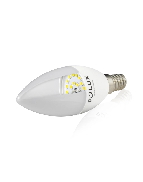 Zdjęcie: Żarówka LED C37 E14 6,3 W 560 lm pc+aluminium POLUX