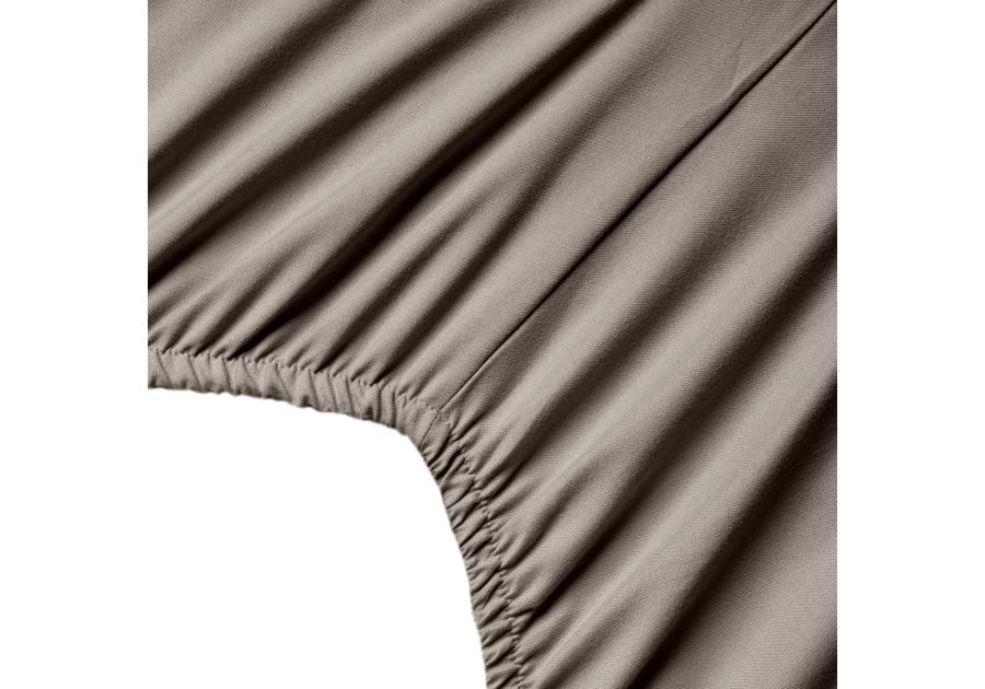 Zdjęcie: Prześcieradło z gumką mikrowłókno Soft 180x200+30 cm srebrne EUROFIRANY
