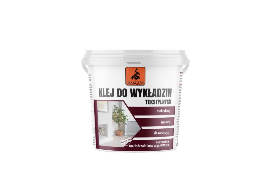 Zdjęcie: Klej do wykładzin podłogowych - osakrylowy 1 kg DRAGON