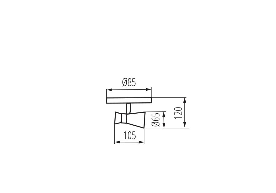 Zdjęcie: Oprawa oświetleniowa 1x max 35 W Mileno EL-1O B-AG KANLUX