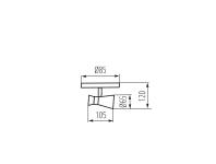 Zdjęcie: Oprawa oświetleniowa 1x max 35 W Mileno EL-1O B-AG KANLUX