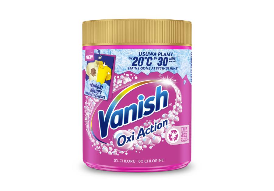 Zdjęcie: Odplamiacz do tkanin kolorowych 470 g Oxi Action VANISH