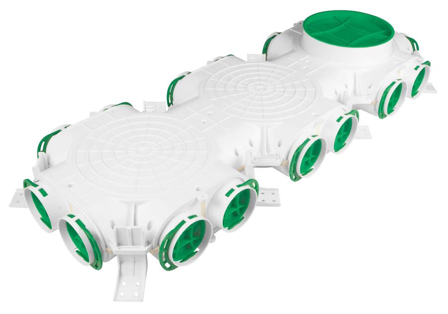 Zdjęcie: Skrzynka rozdzielcza fi 200-16x75 AWENTA PRO