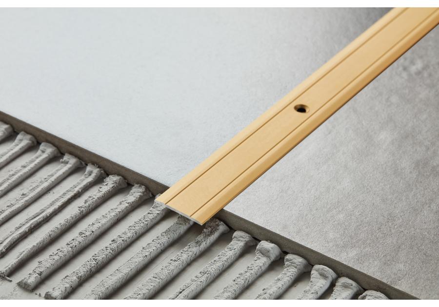 Zdjęcie: Profil progowy płaski aluminium anoda 30 mm 0,9 m srebrny CEZAR