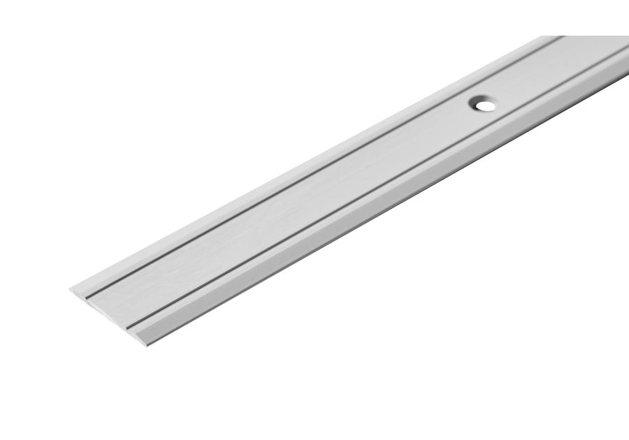 Zdjęcie: Profil progowy płaski aluminium anoda 30 mm 0,9 m srebrny CEZAR