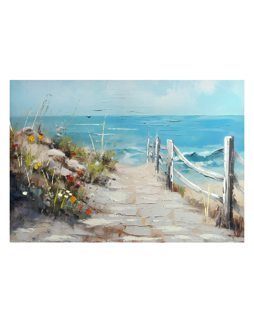 Zdjęcie: Obraz Painting 70x100 cm Sunny Beach STYLER